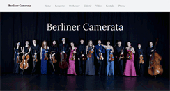 Desktop Screenshot of berliner-camerata.com